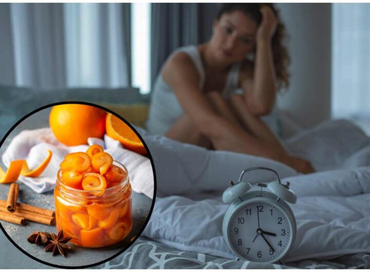 Insonnia. usa le bucce d'arancia