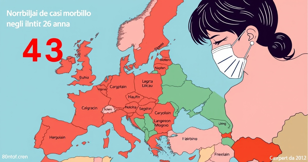In Europa si registra il numero più elevato di casi di morbillo dal 1997