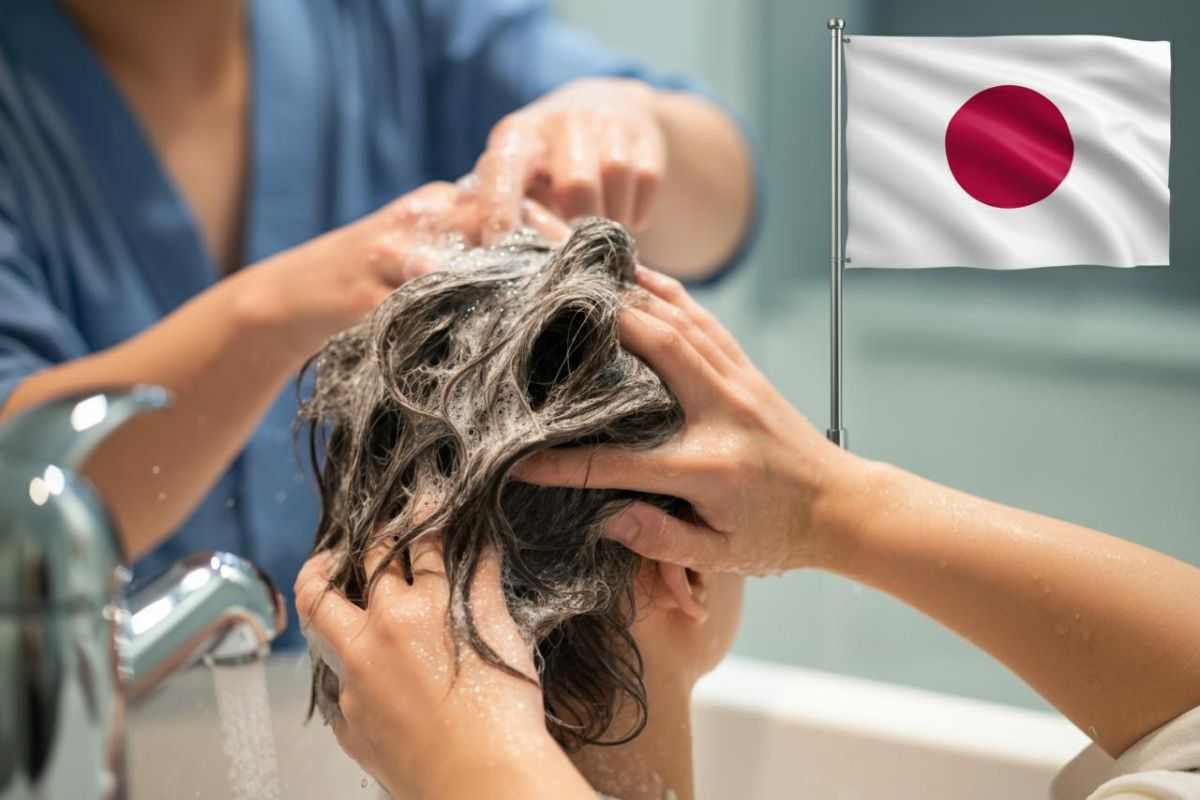 Metodo giapponese lavaggio capelli