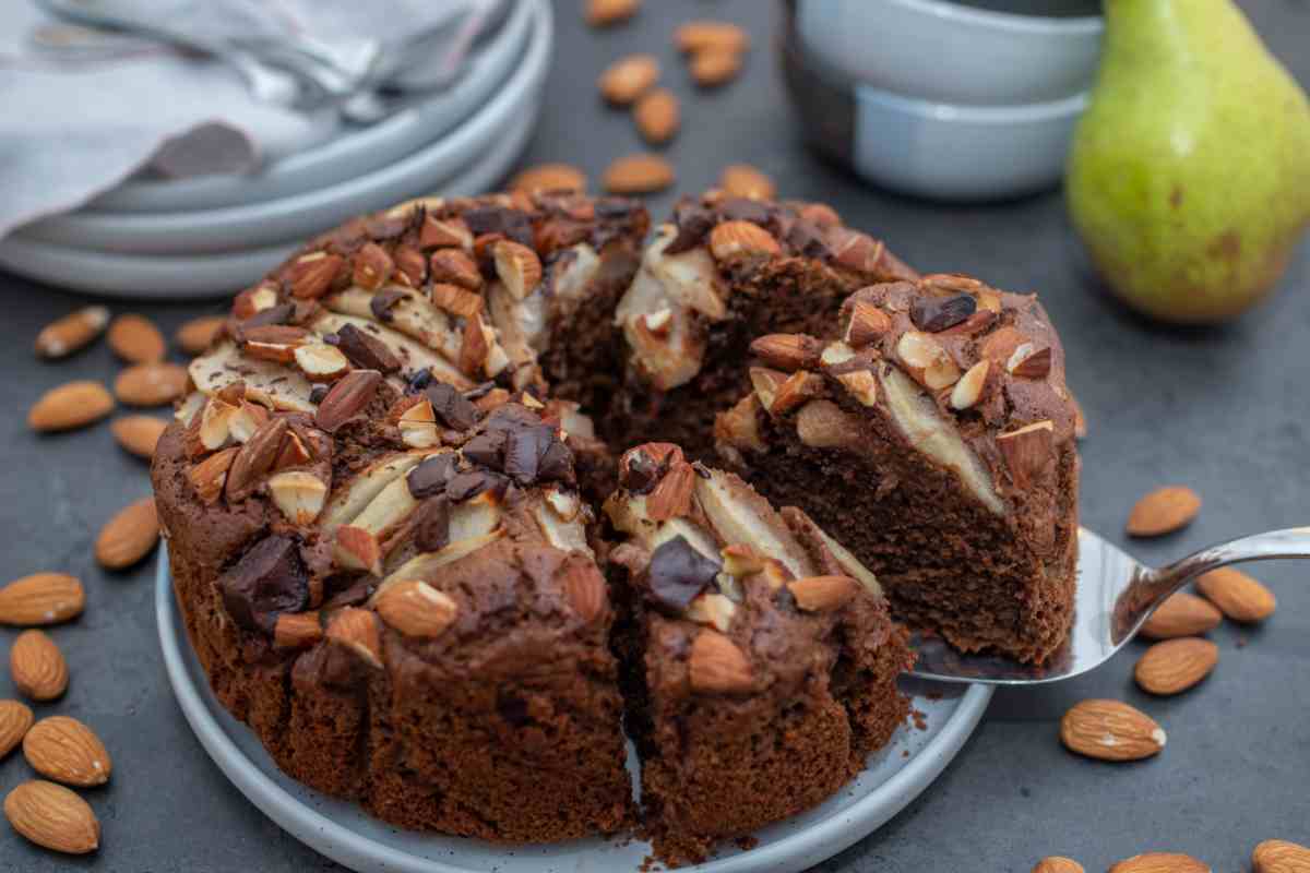 Torta cacao mandorle