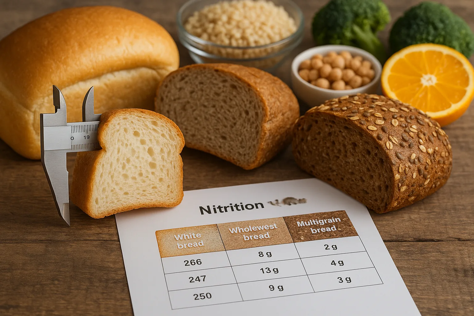 Pane bianco, integrale, multicereali: valori nutrizionali e proprietà (2)